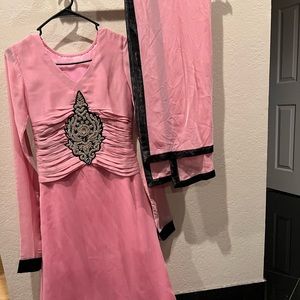 Pink Salwar Kameez (scarf and shirt)